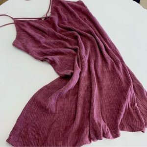 L.A. Hearts Rusty Plum Strappy Slip Dress